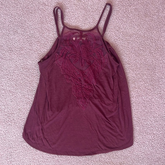 hint of mint Tops - Hint of Mint Lace Floral Tank